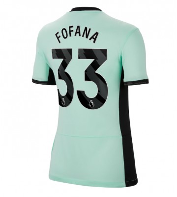 Chelsea Wesley Fofana #33 Tredjetröja Dam 2023-24 Kortärmad